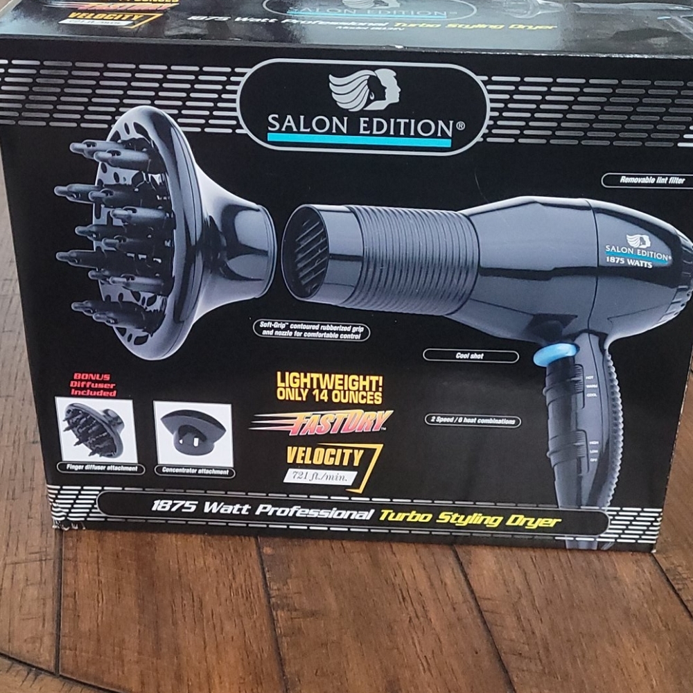 Salon Edition 1875 Watt Hair Dryer